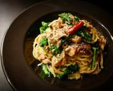 プロ直伝！サバと菜の花のペペロンチーノ作り方6写真