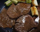 フライパンDE一人すき焼き肉＆おじや♪作り方6写真