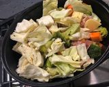 ダッチオーブンでぎゅうぎゅう焼き作り方2写真