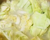 鶏肉とブロッコリー＆キャベツの豆乳鍋作り方1写真