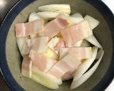 ネギとアサリとベーコンのスパゲティ作り方3写真