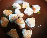サーモンとほうれん草の味噌クリーム作り方1写真
