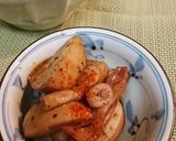 里芋とイカのガリバター炒め作り方4写真