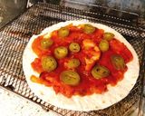 わたしの　トマトチキンサルサピザ作り方5写真
