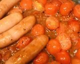 ソーセージとプチトマトのケチャップ甘炒め作り方3写真