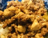 赤味噌ベースの腐麻婆豆腐丼作り方4写真
