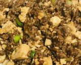赤味噌ベースの腐麻婆豆腐丼作り方3写真