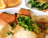 鮭と大根のバターしょうゆ炒め作り方7写真