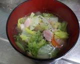 白菜とベーコンのスープ煮作り方8写真