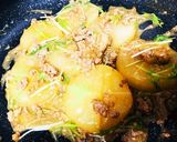 簡単♡大根のひき肉トロトロあんかけ作り方5写真