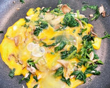 簡単★ほうれん草と舞茸のたまご焼き作り方5写真