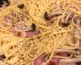 簡単ベーコンとしめじのバター醤油パスタ作り方6写真