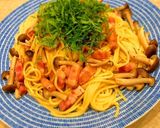簡単ベーコンとしめじのバター醤油パスタ作り方7写真