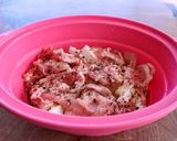 ノンオイル！豚肉セロリ長芋のヘルシー炒め作り方3写真