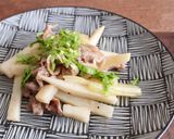 ノンオイル！豚肉セロリ長芋のヘルシー炒め作り方5写真