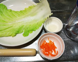 犬ご飯　ささみチーズの白菜巻き作り方1写真