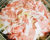 我が家の白菜と豚(茅の舎だし使用)作り方1写真