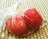 簡単♡丸ごと冷やし(冷や酢)トマト♡作り方3写真
