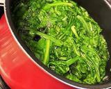 春菊のサバ缶和え☆10分以内簡単おつまみ作り方2写真
