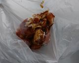 レンジで簡単お弁当★とりモモ肉の焼き肉味作り方1写真