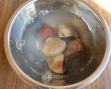 はまぐりと春野菜のお吸物作り方1写真