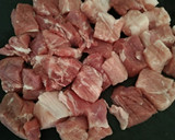 黒胡椒が旨い！お肉だけの黒酢の酢豚作り方1写真