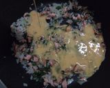 簡単ランチ　ポン酢で鮭しそチャーハン作り方5写真