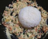 簡単ランチ　ポン酢で鮭しそチャーハン作り方6写真