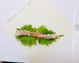 ＊えびと大葉の春巻き＊作り方3写真