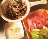木の子と豚の和風パスタ作り方1写真