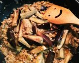 花椒入りの揚げない麻婆なす作り方6写真