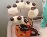 子どもと一緒にパンダのロリポップ☆*°作り方5写真