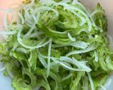 サッパリして旨い❗️ゴーヤのサラダうどん🤩作り方2写真