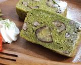 混ぜて焼くだけ！栗と抹茶のおからケーキ作り方13写真