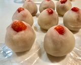 余った切り餅で作る苺大福＊vegan作り方2写真