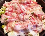 キャベツと豚バラの重ね蒸し作り方2写真
