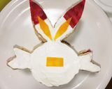 パンケーキで簡単☆ポケモンのヒバニー作り方6写真