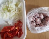 豚こまボールで簡単!黒酢酢豚作り方1写真