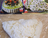 お茶漬け海苔とわかめのおにぎり作り方1写真