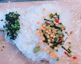 お茶漬け海苔とわかめのおにぎり作り方2写真