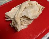 筍と蓮根と鶏皮の中華風炒め作り方1写真