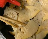 筍と蓮根と鶏皮の中華風炒め作り方4写真