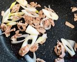サッポロ一番アレンジ★簡単ねぎ焼きそば作り方4写真