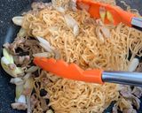 サッポロ一番アレンジ★簡単ねぎ焼きそば作り方5写真