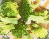 全てレンジ根菜だけ肉なしミルクあんサラダ作り方13写真