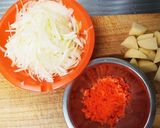 玉ねぎスライス にんじんすりおろしカレー作り方1写真