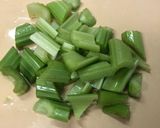 セロリの炒め物作り方1写真