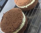 ピスタチオとチョコレートムースのケーキ作り方18写真