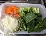 マヨネーズで炒める焼きうどん作り方1写真