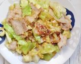 簡単★豚肉と春キャベツの塩にんにく炒め作り方5写真